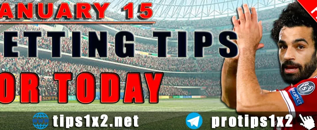 Free Betting Tips and Predictions for Today 15.01.2024