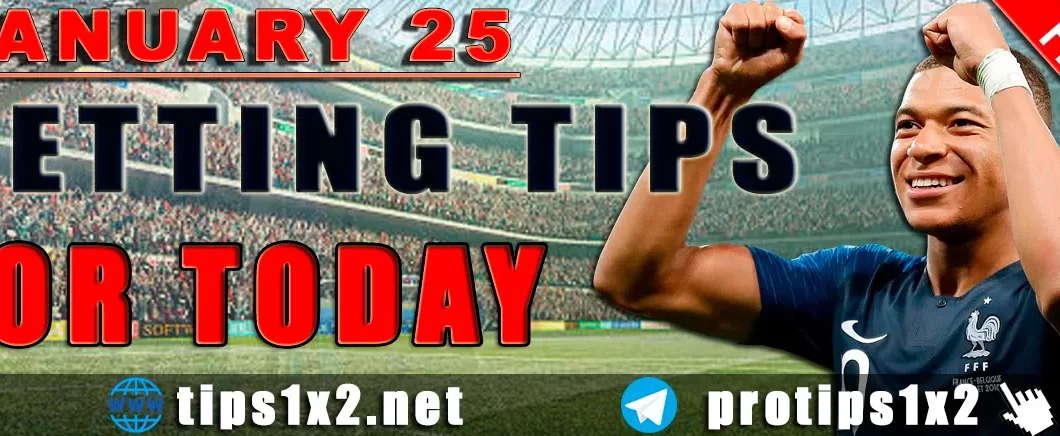 Free Betting Tips and Predictions for Today 25.01.2024