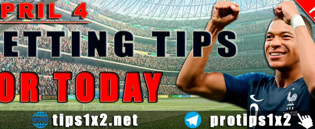Free Betting Tips and Predictions for Today 04.04.2024