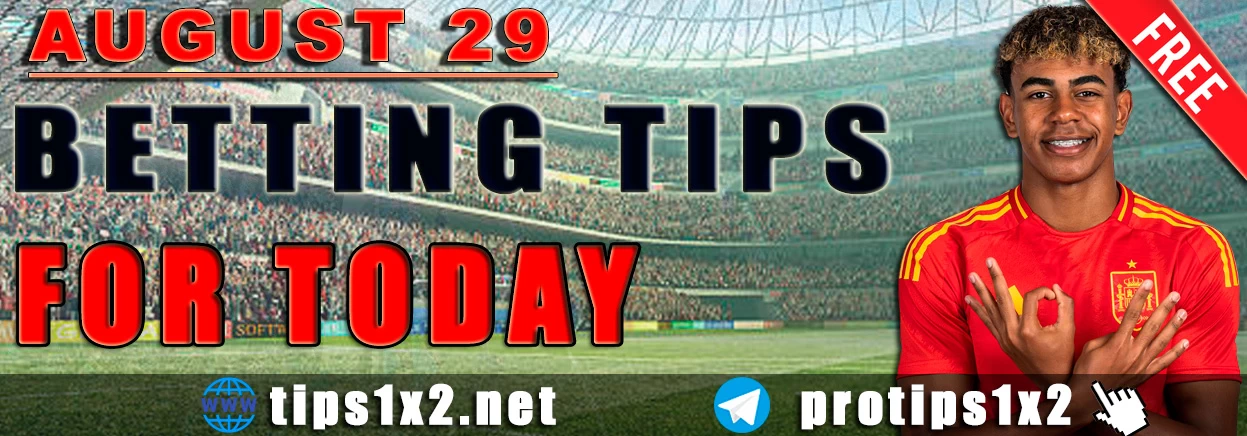 Free Betting Tips and Predictions for Today 29.08.2024