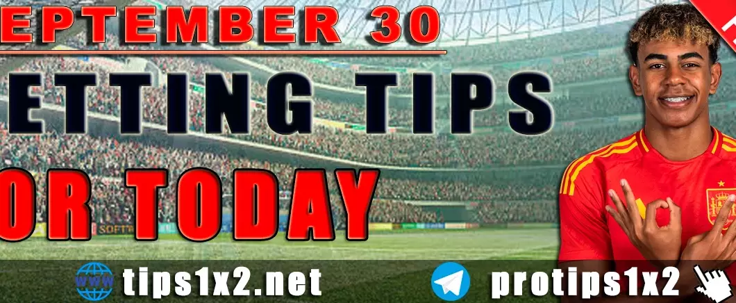 Free Betting Tips and Predictions for Today 30.09.2024