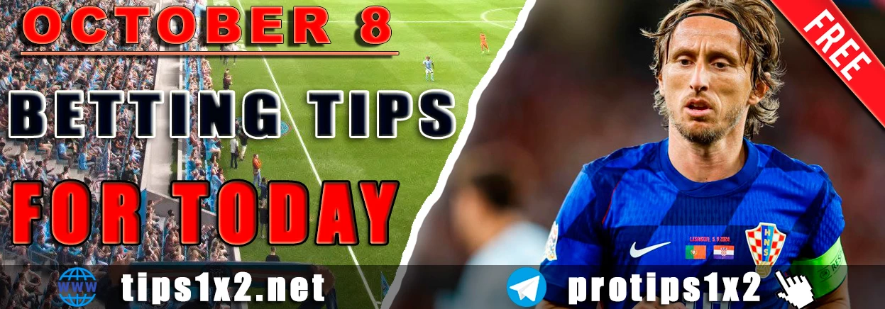 Free Betting Tips and Predictions for Today 08.10.2024