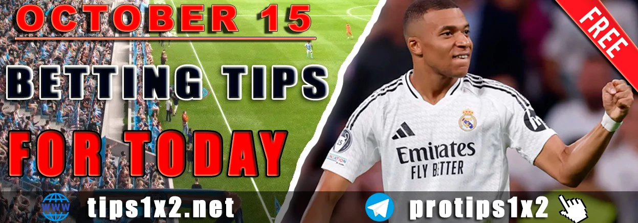 Free Betting Tips and Predictions for Today 15.10.2024