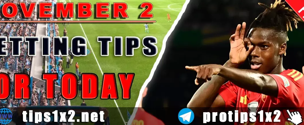 Free Betting Tips and Predictions for Today 02.11.2024
