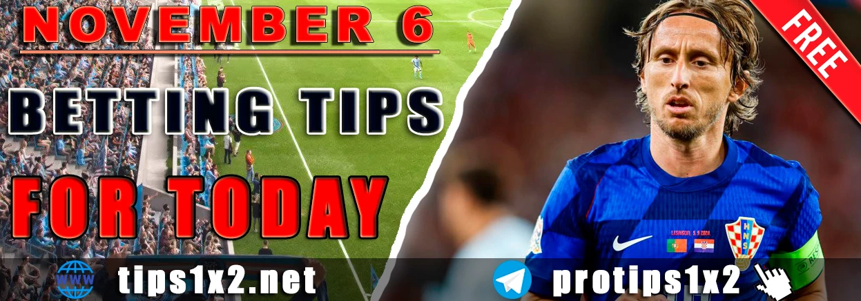 Free Betting Tips and Predictions for Today 06.11.2024
