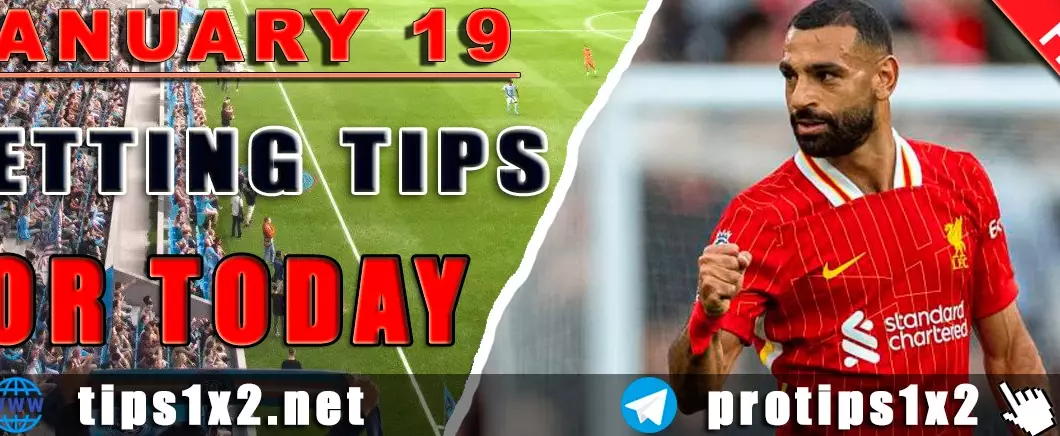 Free Betting Tips and Predictions for Today 19.01.2025