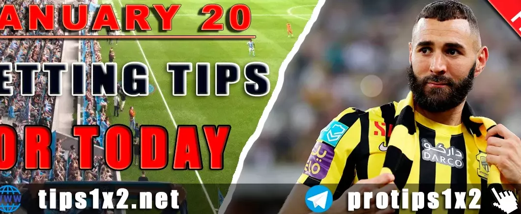 Free Betting Tips and Predictions for Today 20.01.2025