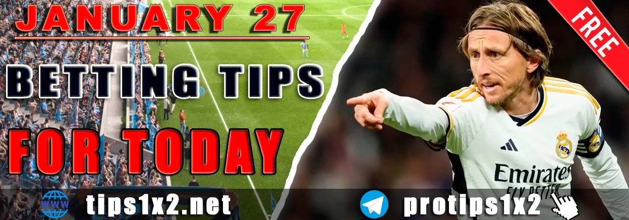Free Betting Tips and Predictions for Today 27.01.2025