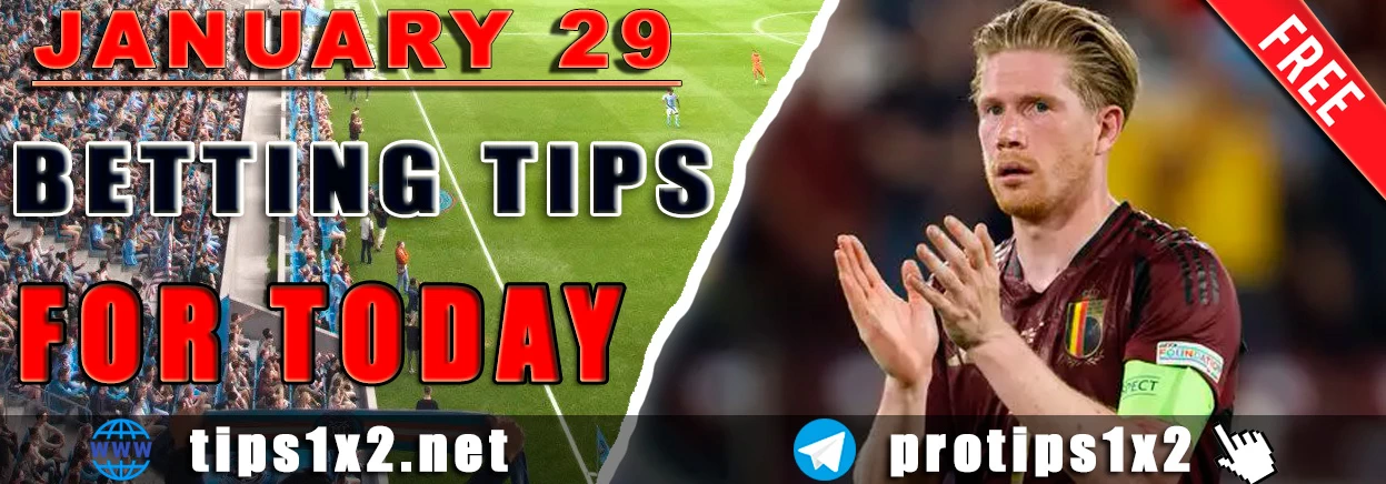 Free Betting Tips and Predictions for Today 29.01.2025