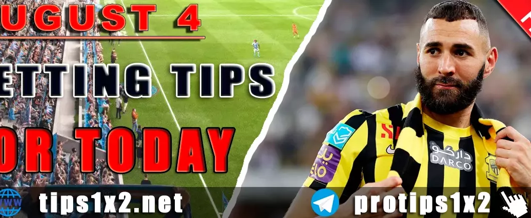 Free Football Betting Tips and Predictions for 04.08.2025