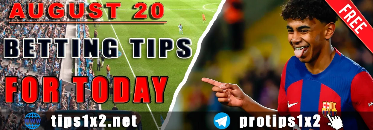 Free Football Betting Tips and Predictions for 20.08.2025