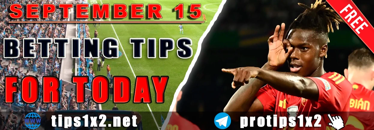✅ Free Football Betting Tips and Predictions || 15.09.2025