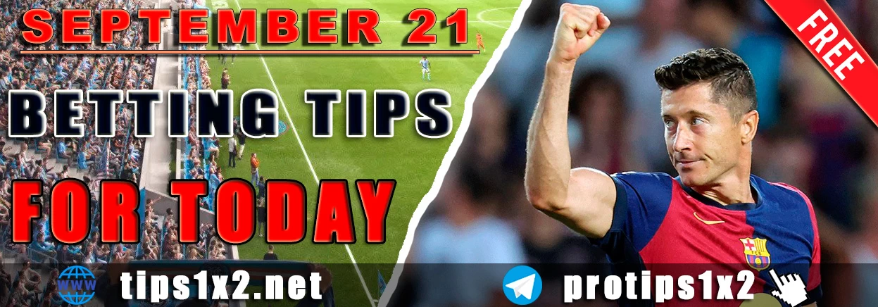 ✅ Free Football Betting Tips and Predictions || 21.09.2025