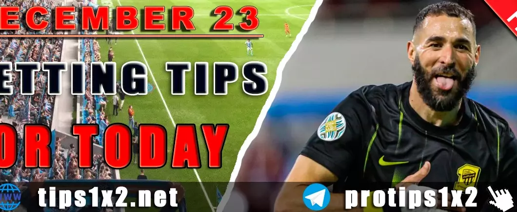 Free Football Betting Tips and Predictions || 23.12.2025