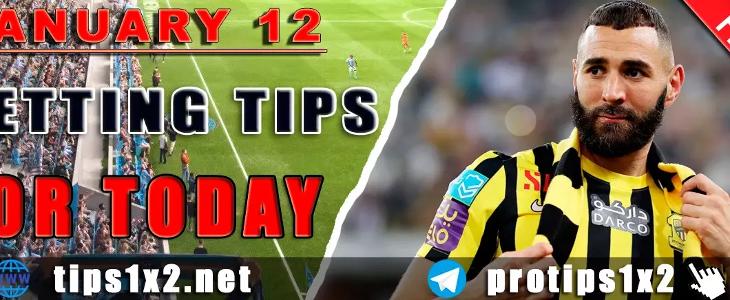 Free Football Tips for January 12, 2026