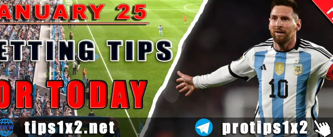 Free Football Tips for January 25, 2026