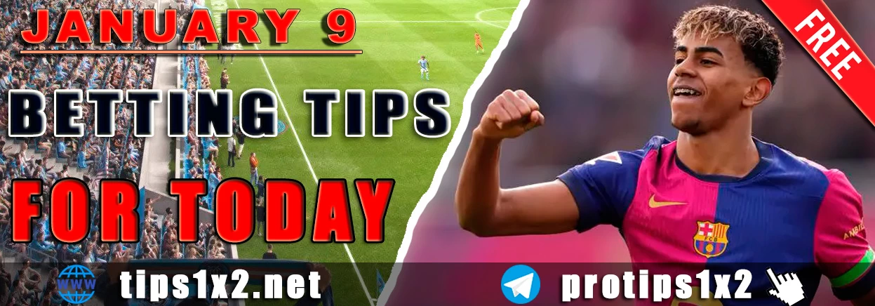 Free Football Tips for January 9, 2026 – AFCON Quarter-Finals & Top League Picks