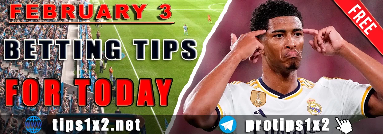 Free Football Tips for February 3, 2026 – Best Predictions for Championship & Cup Matches